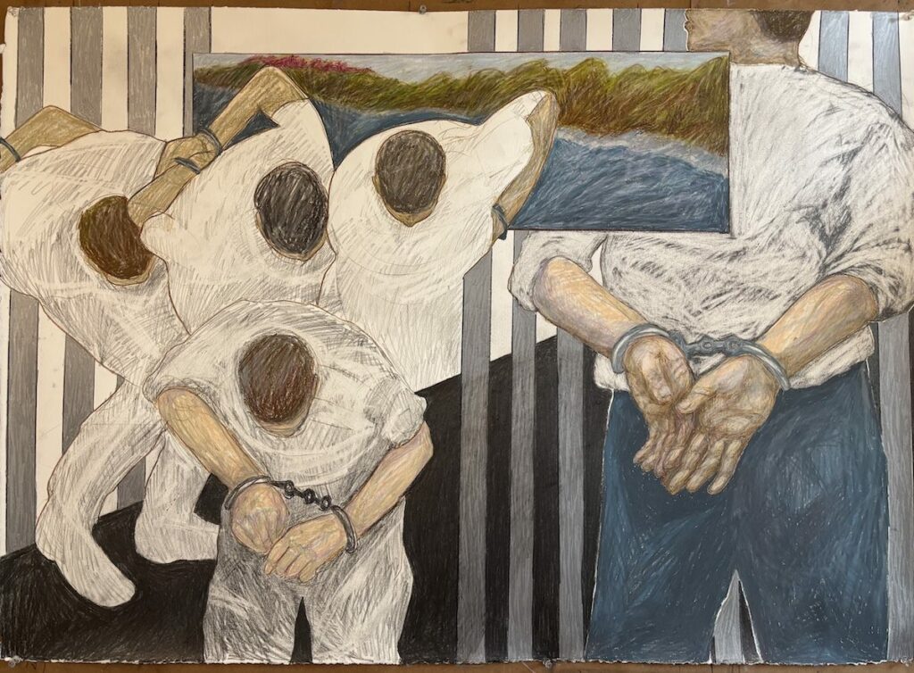 Disappeared (1) - artwork by artist Jeffrey Berg in Washington DC